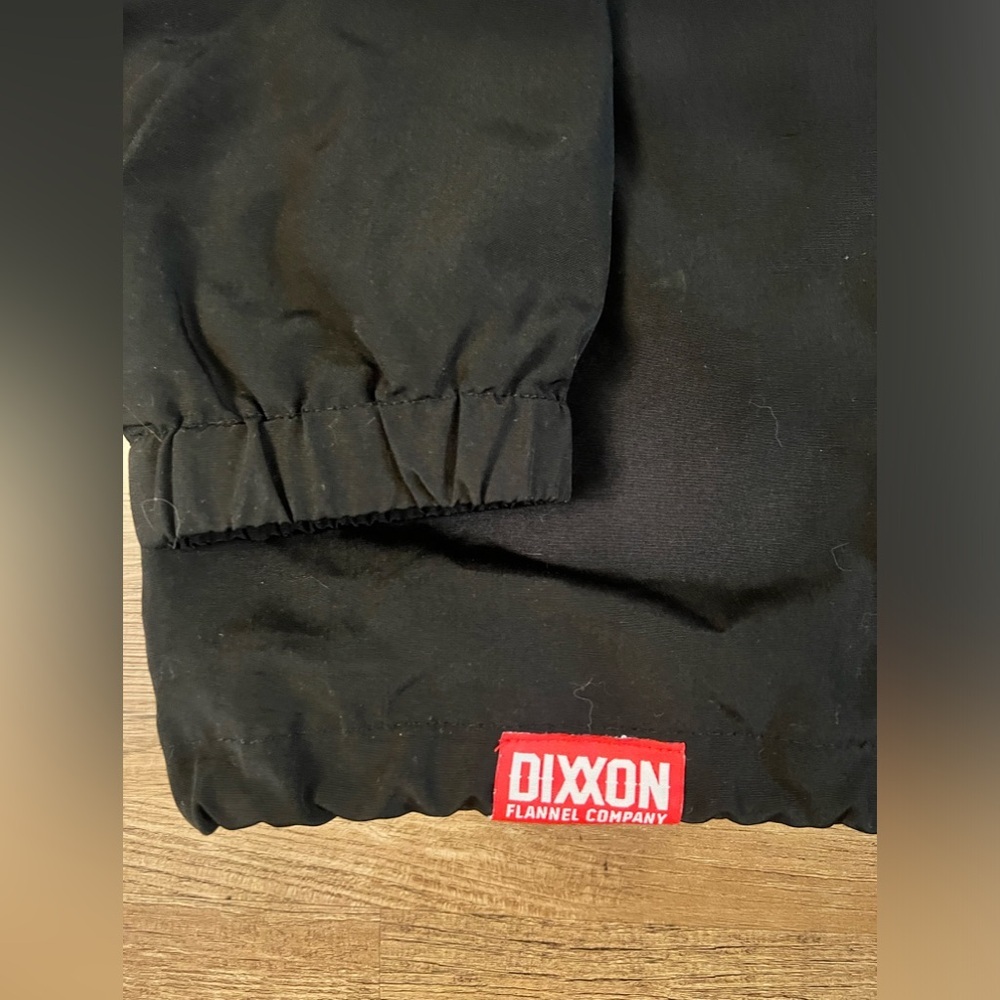 Dixxon Flannel Co Jacket‎ Men’s L Black Snap On Button Ground Up Customs C18 - Picture 3 of 11
